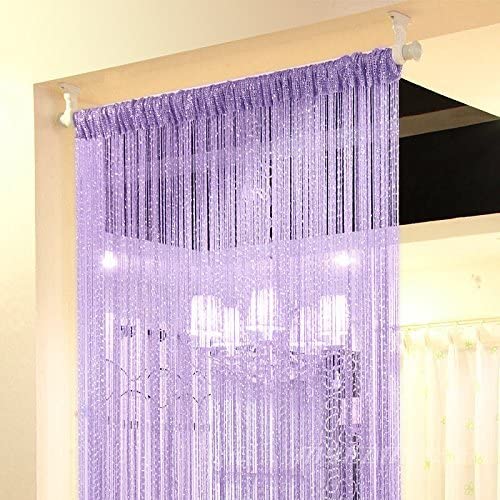 Selibration |100x200 cm Lavender Color with Sparkle String Curtains Hanging (1 Piece) for Room Dividers & Party Decorations,Home Decoration,Event Theme (B0B9K5JN59) Amazon Price History, Amazon Price Tracker