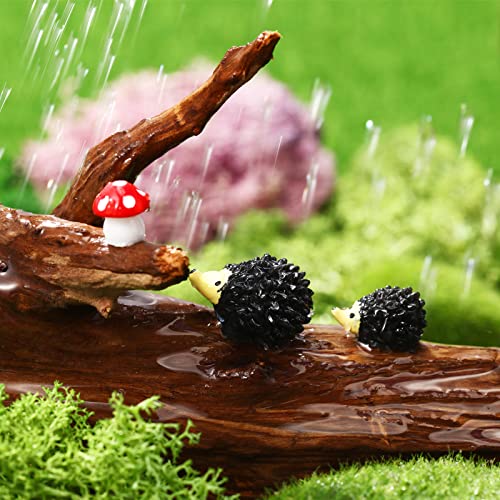 Skylety 64 Pieces Miniature Garden Accessories Mini Animals Ornament Kit Animal Figurines Miniature Micro Landscape Accessories for House Decoration Plant House Decor