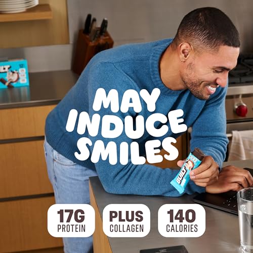 built bar puff protein bars coconut puff 17g protein snacks on-the-go bars only 140 calories 6g sugar collagen gluten free 12 count