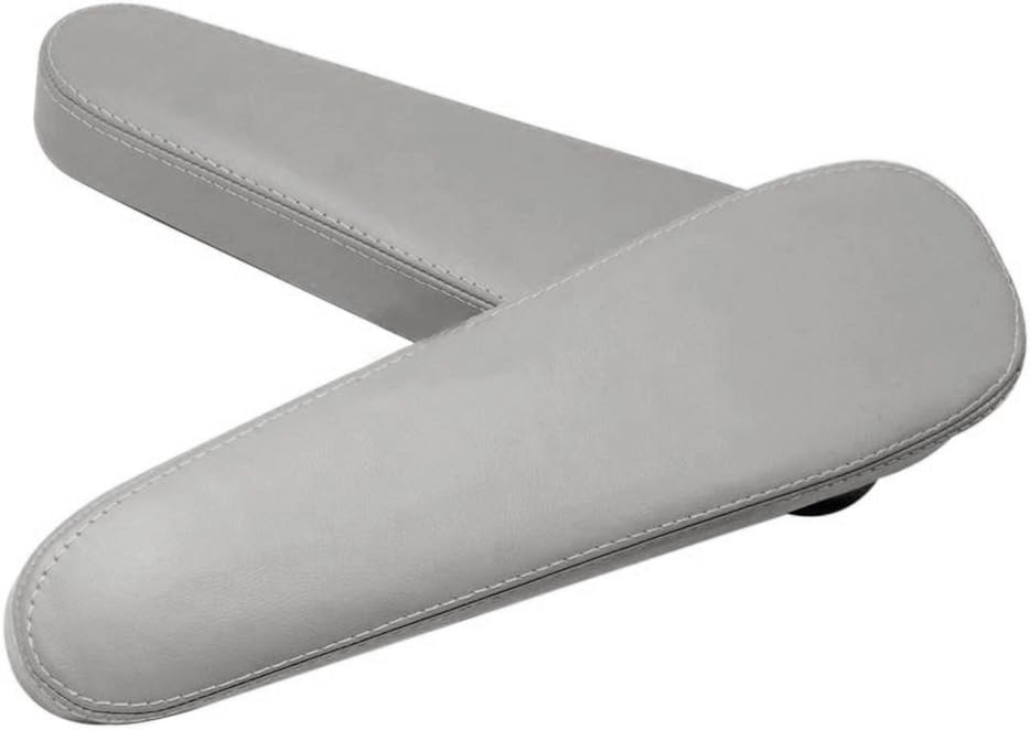 DKiigame Light Gray Leather Seat Armrest Covers For 2005-2010 Honda Odyssey (Leather Part Only)