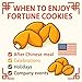 Sky | Fortune Cookies 100Pk | Premium USA Baked, Bulk Fortune Cookies Individually Wrapped