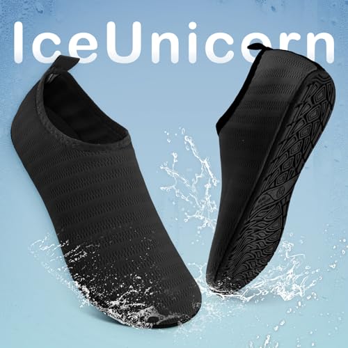 Image of IceUnicorn Water Shoes Men Women Beach Swim Aqua Barefoot Socks Pool Quick Dry Yoga