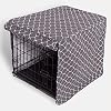 Molly Mutt Clark Gable 76.2 cm Hundekäfig-Abdeckung, mittlere Hundehütte, 76.2×53.3 cm, 61 cm, zwei Paneeltüren aufrollbar, die langlebig, atmungsaktiv und vorgeschrumpft ist (cc) 70B