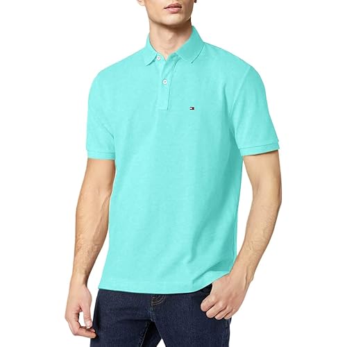 Tommy Hilfiger Men's Short Sleeve Cotton Pique Polo Shirt in Classic Fit