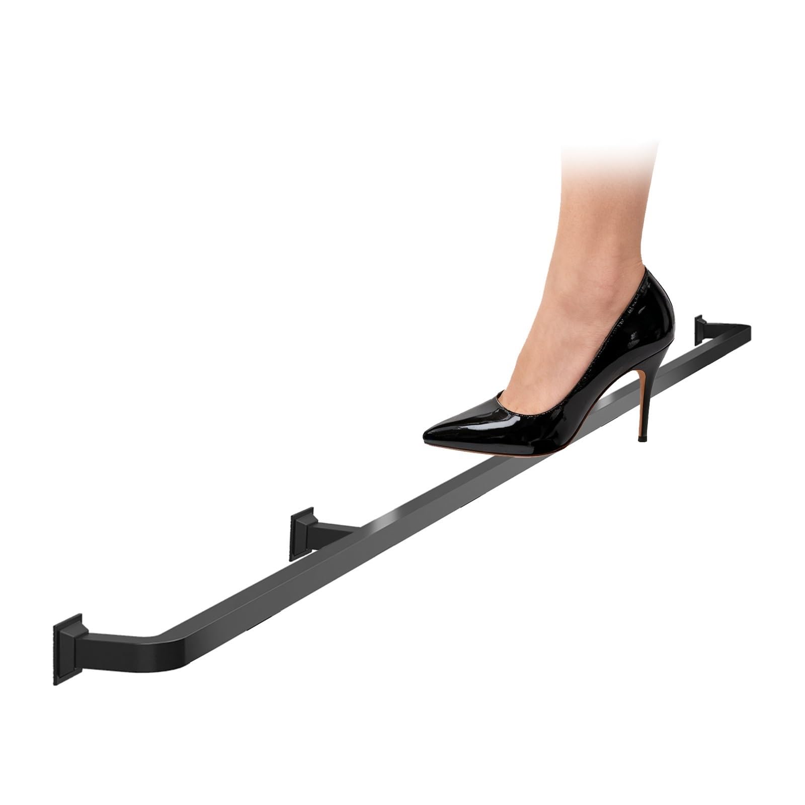 Barre de protection pour pieds de bar avec matériel de fixation, repose-pieds robuste en acier inoxydable, barre carrée pour îlot de cuisine, table de bar ou restaurant. Design durable et él