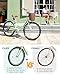 MOONCOOL Womens Bike 7 Speed, 24 26 inch Beach Cruiser Bikes for Women, Step Through Adult Bicycle with Front Basket for City Commuting