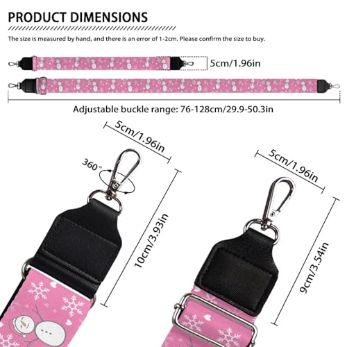 Image of Jeiento Wide Purse Strap Wide Shoulder Strap Adjustable Replacement Belt Soft Guitar Shoulder Straps for Women Girls Gifts
