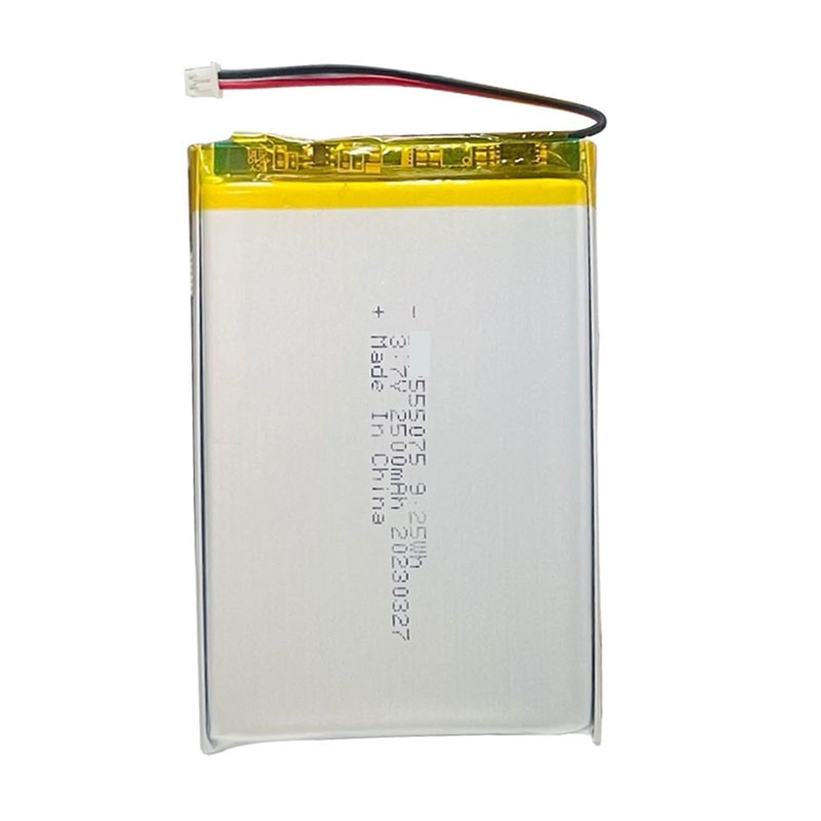 555075 3,7 V 2500 mAh 1 pièce
