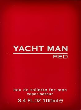 Myrurgia Yacht Man Red Eau De Toilette Spray for Men, 3.40 Ounce & PB ParfumBelcam Inspired by Acqua Di Gio Parfum Eau de Toilette Body Spray for Men, 3.4 Fl Oz