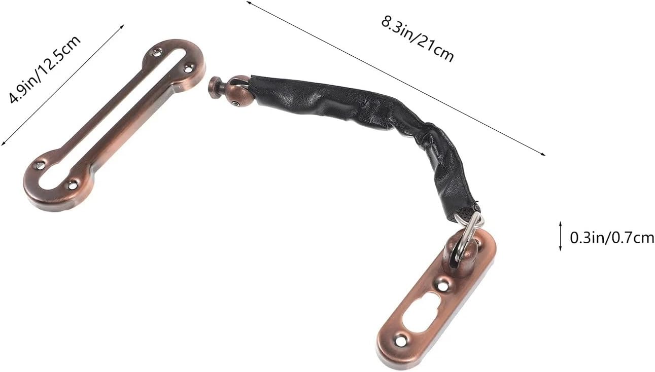 Stainless Steel Door Lock Heavy Duty Inside Front Door Security Latch Reinforcement Simple Installation Long