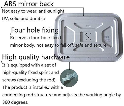 Miroir de sécurité convexe avec objectif grand angle pour route et commerce
