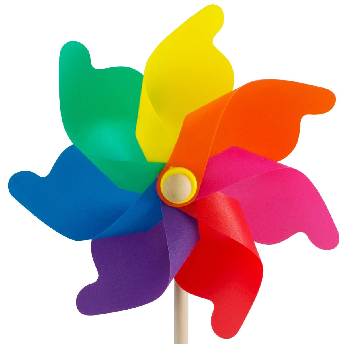 Mulino a vento - Moulin RAINBOW 31 - Mulino a vento: Ø31cm, altezza totale: 75cm - resistente ai raggi UV e alle intemperie - fornito assemblato, incluso asta di support