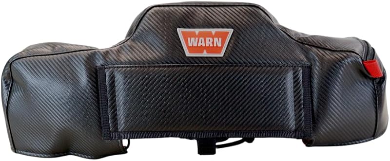 WARN 107765 Winch Cover for WARN VR and VR EVO Series Winches - Black | Premium, Durable, Protective Cover for Weather, UV, and Trail Damage, Off-Road Protection and Performance