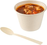 Vista 9 de Restaurantware Bambuddha - Cucharas de madera de 7 pulgadas, 100 cucharas desechables de bambú, con acabado liso y duradero, cubiertos sostenibles