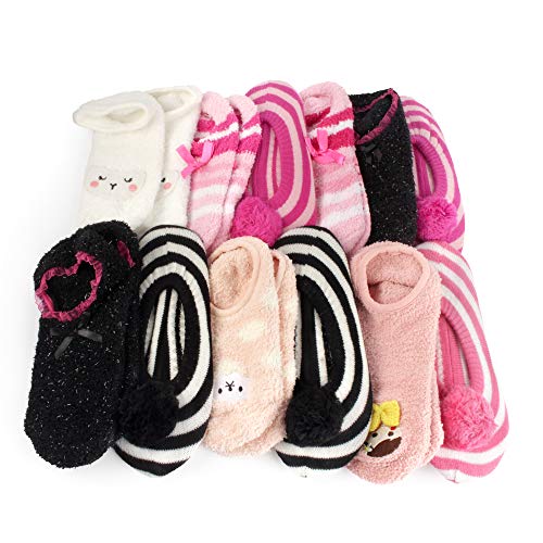 Image of BambooMN Women's Super Soft Warm Cozy Fuzzy Socks Assortments