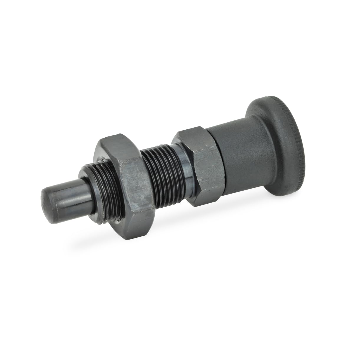 Ganter Standard, Black, Bolzendurchmesser: 4mm; Rastweg: 4mm