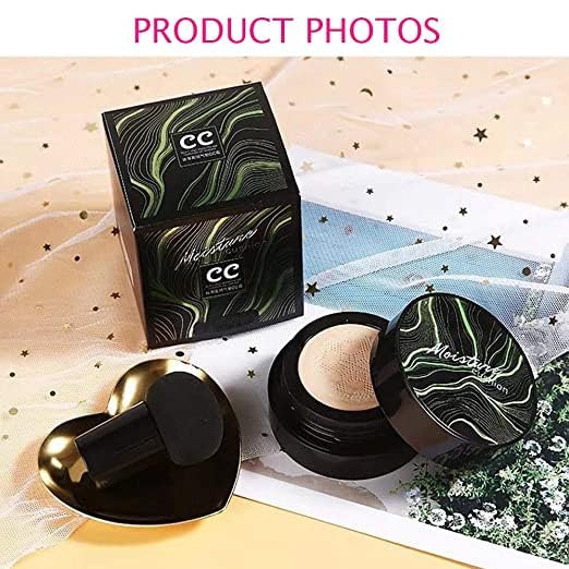 Air Cushion CC - Base de maquillaje con forma de hongo, corrector hidratante, cobertura completa, color piel de larga duración, impermeable, mate, BB Cream (natural) 7