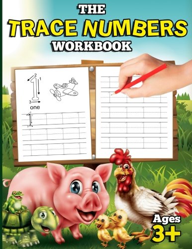 The Trace Numbers Workbook: Number Tracing Book for Preschoolers with ...