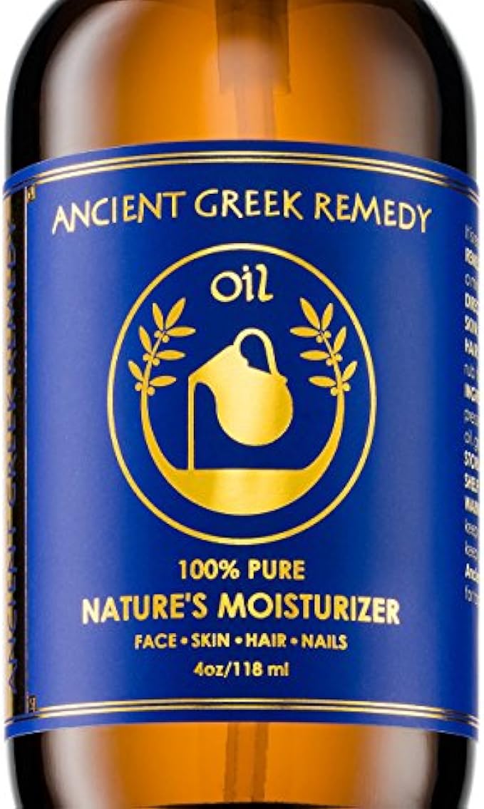 Organic Blend of Olive, Lavender, Almond, Vitamin E and Grapeseed Oils, Day and Night Moisturizer for Dry Skin, Face, Hair, Foot, Leg, Hands, Nail and Cuticle Care, Natural Body Oil for Women and Men