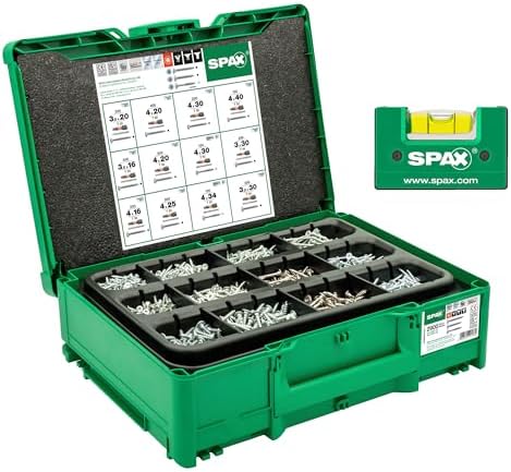SPAX Juego de tornillos para muebles en systainer³ T-Loc, 2900 to...