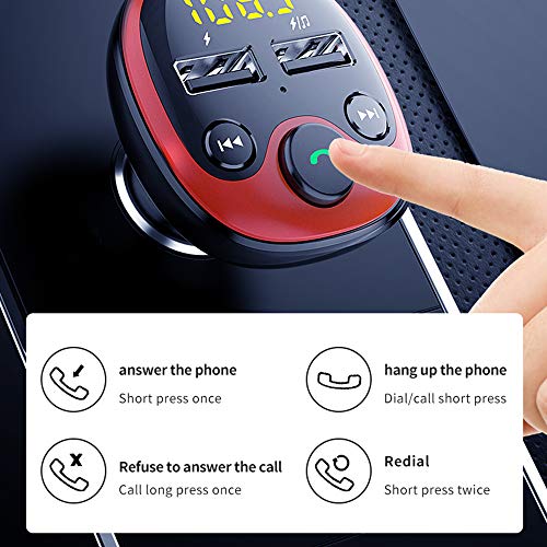 Trasmettitore FM Bluetooth Auto per Auto Vivavoce