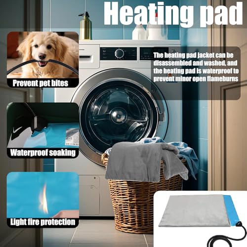 KMHGD Casa Grande Aquecida Para Gatos Ao Ar Livre, Livre No Inverno, À Prova De Intempéries Forma Es