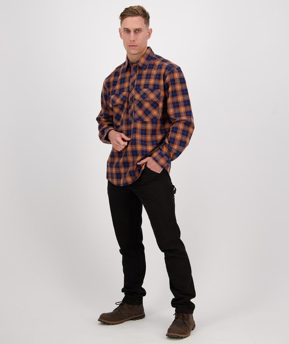 Swanndri Barn Shirt worn and styled thumbnail