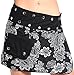 Produktbild Damen Minirock aus Indien mit Tasche und 2 Mustern zum Wenden, Sommerrock kurz, Wenderock, Wickelrock Goa Gypsy Hüftschmeichler Rock - mit 18 Nieten Druckknöpfen, flexibel, Design 16