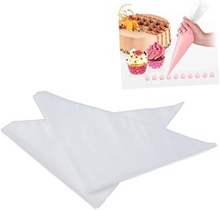 100Pcs Disposable Cake Decorating Bags Icing Pastry Bags for Cupcake Decorating Easy to Use for Whipped Cream Jelly and