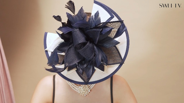 Amazon.com: SWEETV Sinamay Kentucky Derby Hats Fascinators  display picture 1