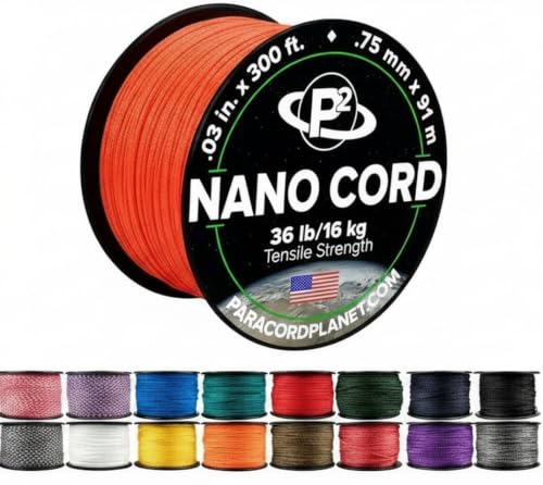 Nano Cord orange sécurité 300 pieds