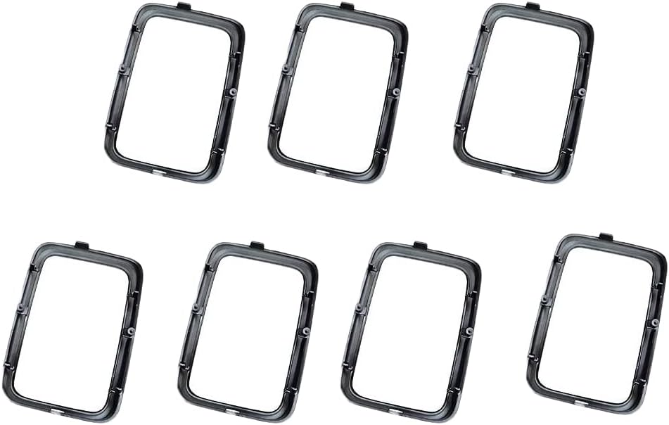 Front Grille Inserts Honeycomb Mesh Trim Rings Covers, Front Grille Grill Mesh Insert Decoration Trim Cover, Compatible with Jeep Grand Cherokee 2017-2020
