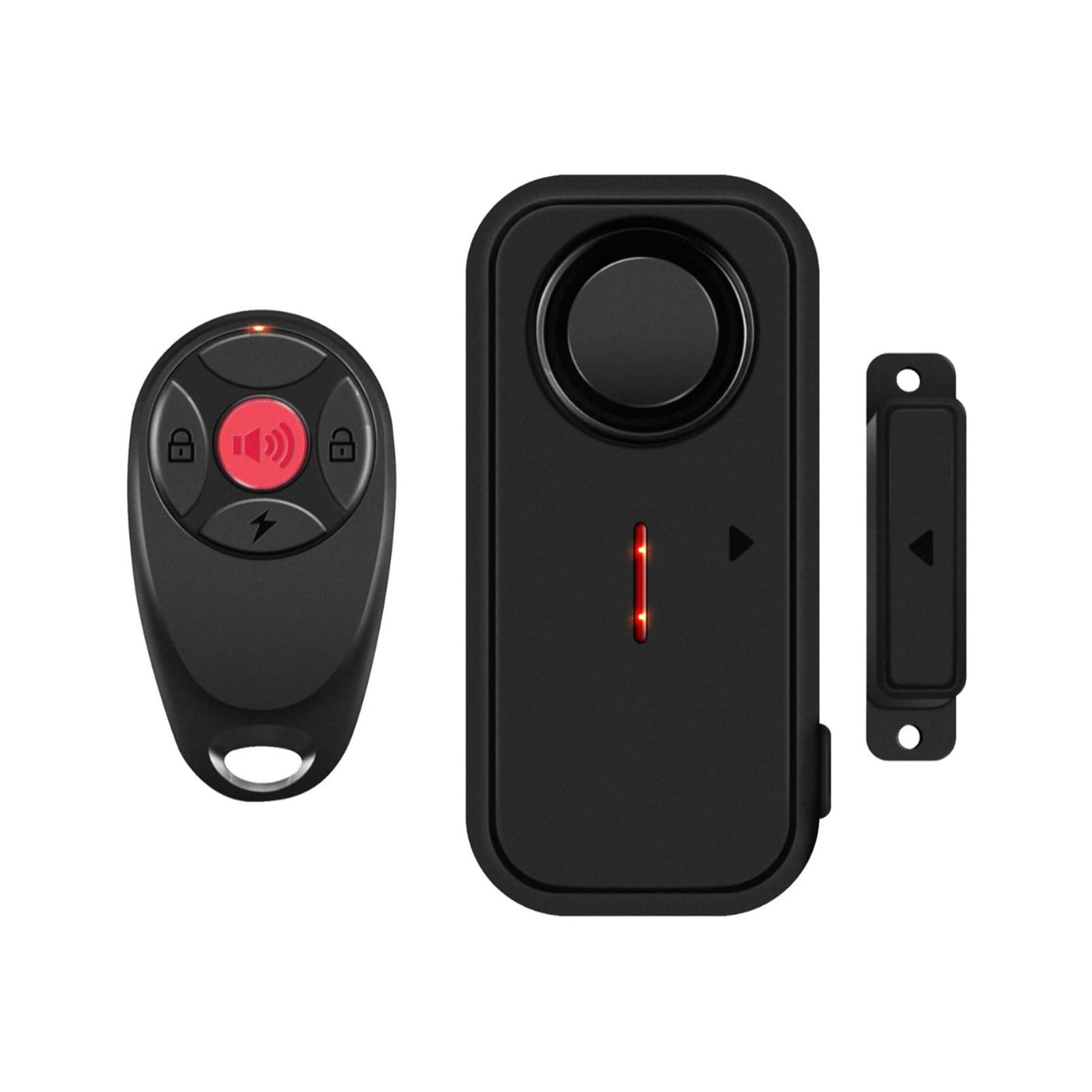 Mengshen Alarma de puerta inalámbrica cuando se abre con sensor de ventana remoto, alarma para niños, seguridad en el hogar, sensor de seguridad de puerta, alarma de piscina, IP66 impermeable