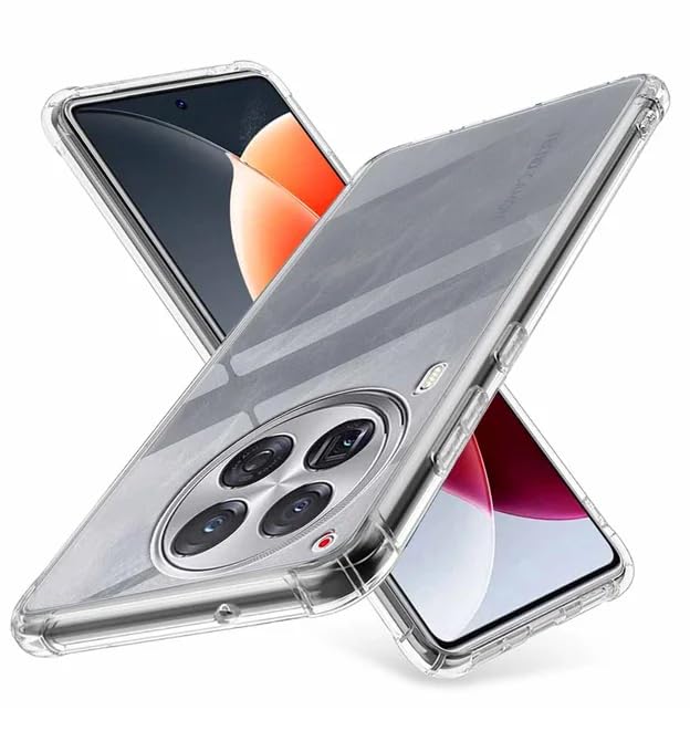 Image of Back Cover Shockproof Silicone Protective Back Case for Tecno Camon 30 -Transparent