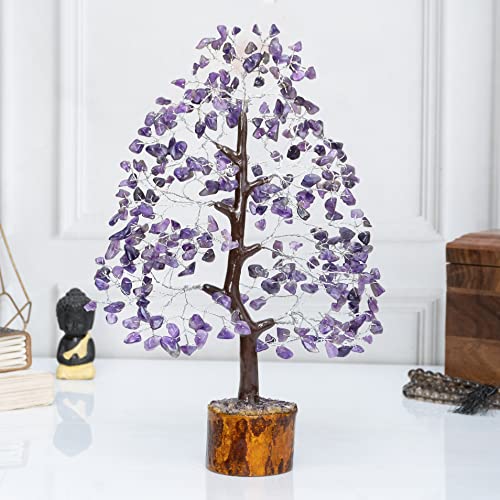 Image of Crocon Amethyst Crystal Tree of Life 10-12 inch Birthday Gifts for Women Men