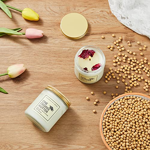 Jasmine Scented Candles - One Degree Hotter Candle, Masters & PhD Grad Gift, College Grad Gift for Him & Her - Image 4