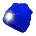 YJWB 4 LED Lighted Beanie Cap Winter Warm Hunting Hat for Night Outdoor Fishing Hiking Camping,LED Cap,USB Rechargeable LED Beanie Cap