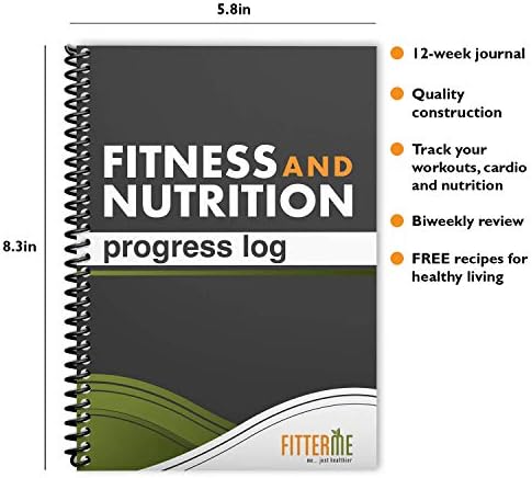 Food and Exercise Journal - fitness and nutrition planner for health and weight loss - gym workout log book and diet journal - wellness tracker with daily inspirational quotes - sturdy binding 2 Food and Exercise Journal - fitness and nutrition planner for health and weight loss - gym workout log book and diet journal - wellness tracker with daily inspirational quotes - sturdy binding