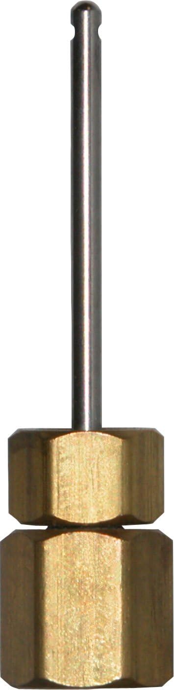 Winters STP Series STP003 Brass Gauge Adaptor, 2-3/4 OAL x 1-3/4" x 1/8" Probe