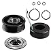 Saihisday AC Compressor Clutch Assy Replacement for Honda CR-V 2002 2003 2004 2005 2006 Air Conditioning Repair Kit Plate Pulley Bearing Coil