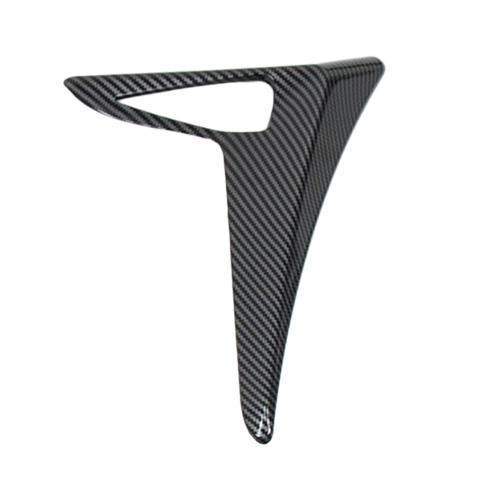 YULANG YJin Store Carbon Fiber Side Camera Fender Cover Trim Fit For Tesla MODEL 3 Modified Exterior Protection (Color : Carbon Fiber Pattern)