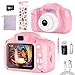 Produktbild Kinder Kamera für Mädchen,Digitalkamera 3-12 Jahre Geburtstagsgeschenk für Kinder,kinderkamera Spielzeug Jungen,mit HD 1080P/2 Inch Bildschirm/32G TF Fotoapparat Kinder