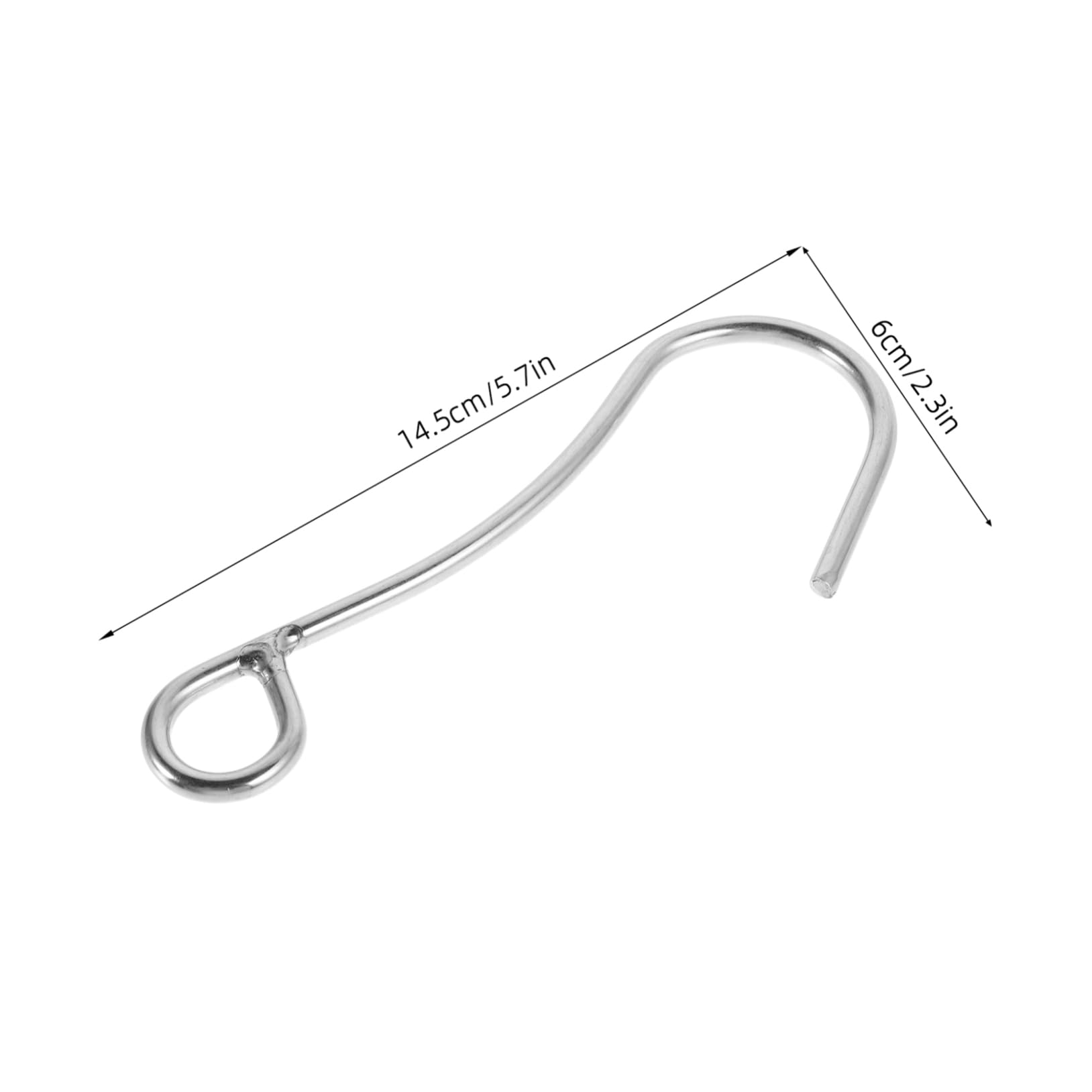 Abaodam 2pcs Stainless Steel Diving Hooks Heavy Duty Reef Hooks for Drift Diving Equipment Secure Underwater Anchoring Versatile Scuba Gear for Enhanced Safety and Stability