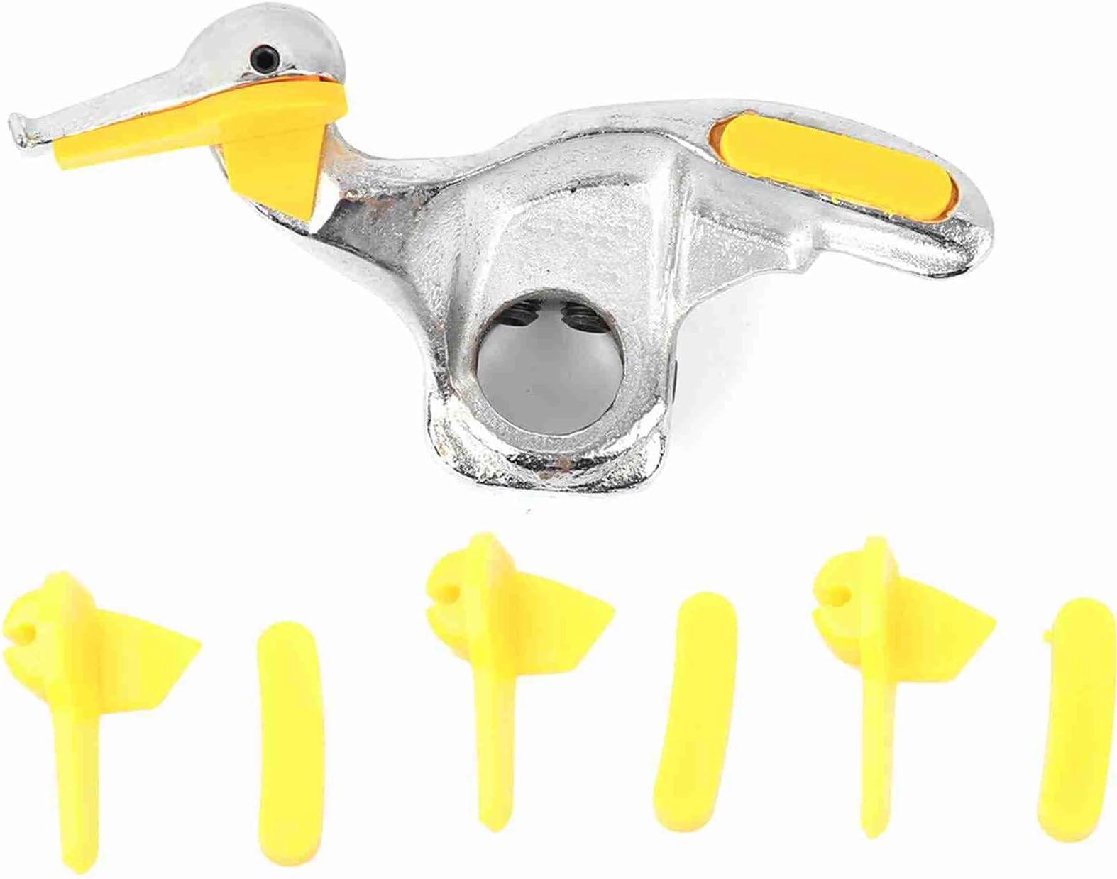 Stainless Steel Duck Head Tool for Snap On Machine, Car Tire Changer Mount & Demount Accessory with Protective Pads, Suitable for 30mm and 28mm Tires (28mm)