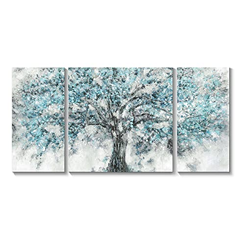 Super Sale 🛒 Abstract Tree Canvas Wall Art: Maple Blossom Artwork Picture Painting on Canvas for Living Room ( Overall 48"W x 24"H, Multiple Sizes / Color )