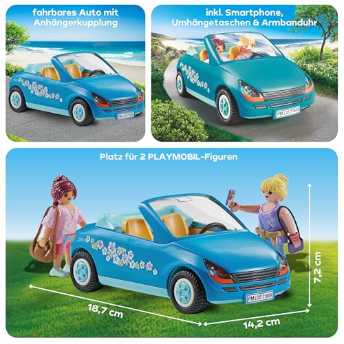 PLAYMOBIL | My Life | Cabrioausflug | Auto Spielzeug für Kinder ab 4 Jahren | Fahrzeug mit Figuren & Zubehör | Lernspielzeug | 71809 – Ansicht 6