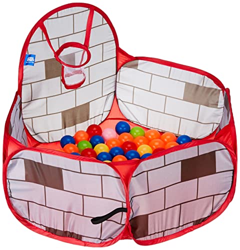 Amazon Brand – Jam & Honey Ball Pool with 50 Balls Multicolor