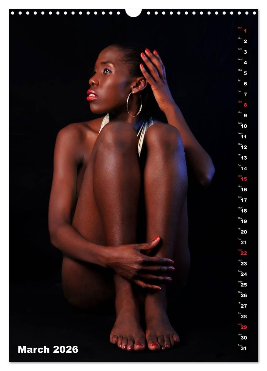 Seated naked beauties (Wall Calendar 2026 DIN A3 portrait), CALVENDO 12 Month Wall Calendar: Calendar beauties naked for each mounth!