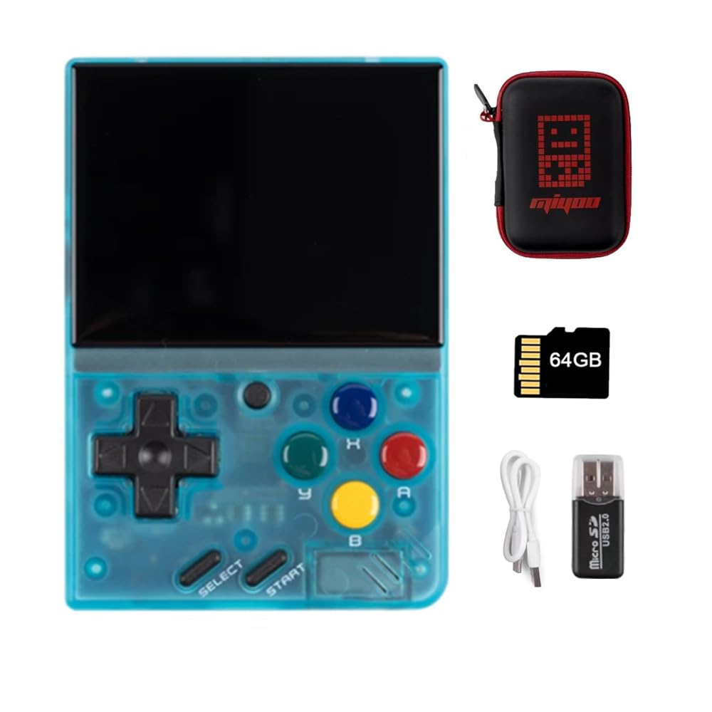 Miyoo Mini クリアブルー MIYOO Mini V4 Portable Retro Mini Handheld 2.8Inch IPS 750x560