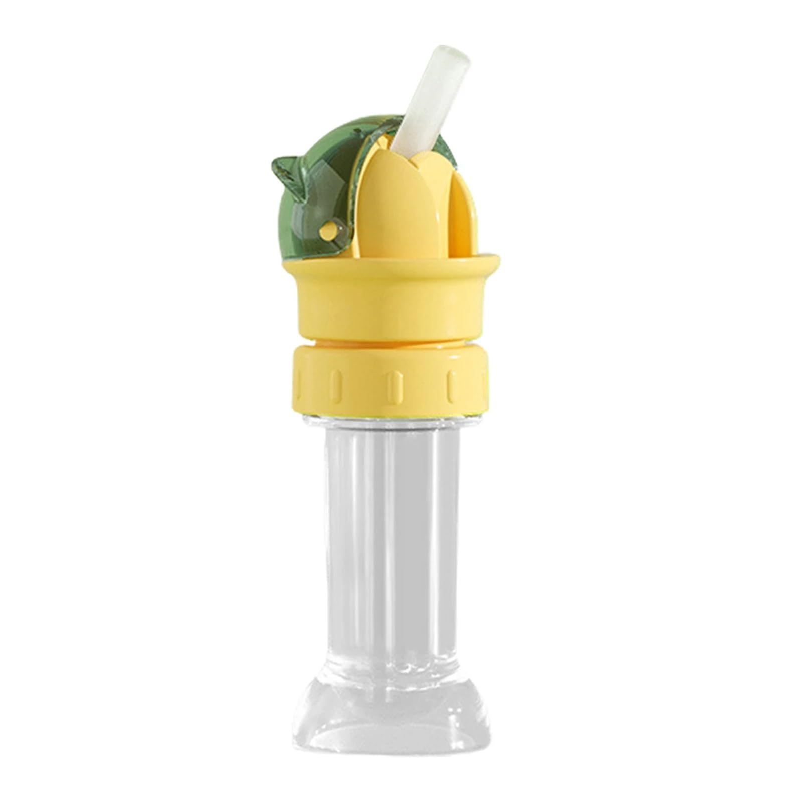 Eowstar Reusable Water Bottle Cap with Straw - 2pcs Non-Choking Design(02)